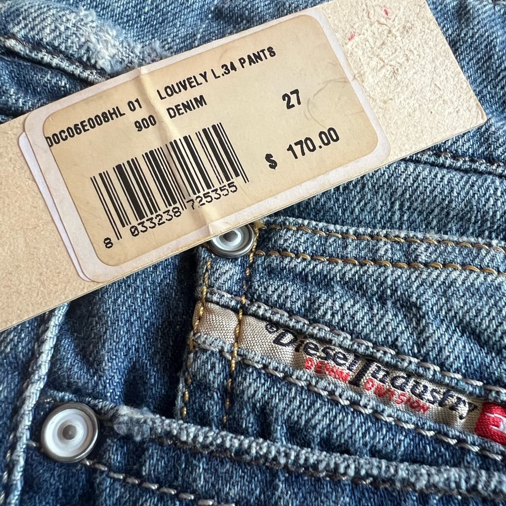 Diesel Blue Denim Flare Jeans